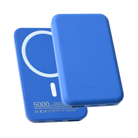 Powerbank Magsafe 5000 mAh plava.