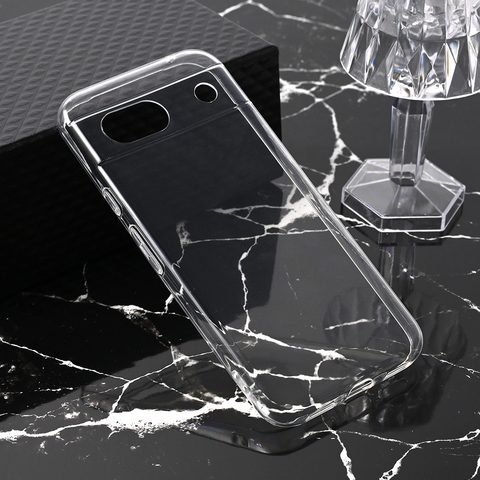 Zastitna silikonska maska (futrola) Ultra Thin - Google Pixel 8a Transparent.