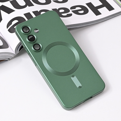 Zastitna maska (futrola) Magsafe Chrome - Samsung S931 Galaxy S25 zelena.