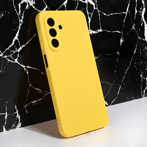 Zastitna maska (futrola) Shell Velvet - Samsung A266 Galaxy A26 5G zuta.