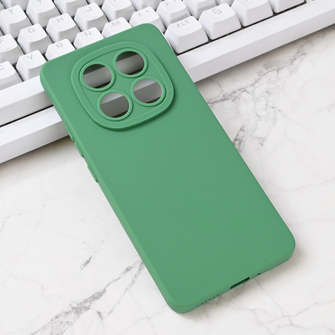 Zastitna maska (futrola) Silikon Pro Camera - Xiaomi Redmi Note 14 Pro 5G zelena.
