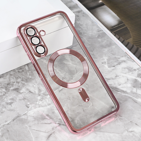 Zastitna maska (futrola) Magsafe Lux - Samsung A266 Galaxy A26 5G roze.