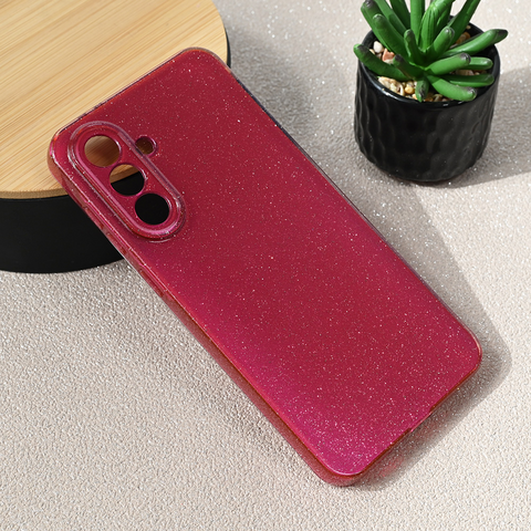 Zastitna maska (futrola) Sparkle Dust - Samsung A566 Galaxy A56 5G bordo.
