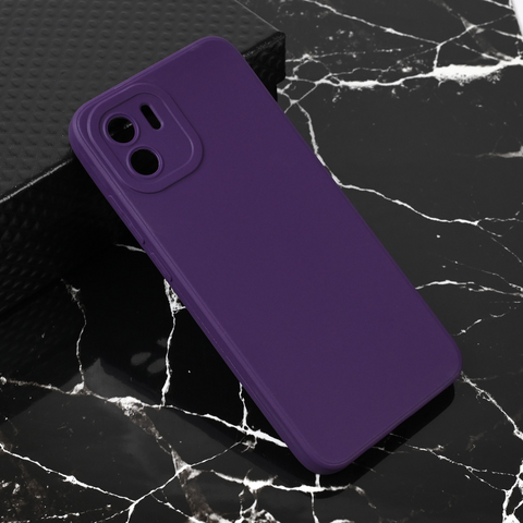 Zastitna maska (futrola) Teracell Giulietta - Xiaomi Redmi A1/Redmi A2 mat tamno ljubicasta.