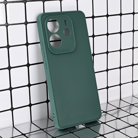 Zastitna maska (futrola) 3D Camera - Xiaomi Redmi Note 14 4G (SRB) tamno zelena.