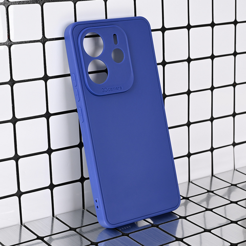 Zastitna maska (futrola) 3D Camera - Xiaomi Redmi Note 14 4G (SRB) plava.