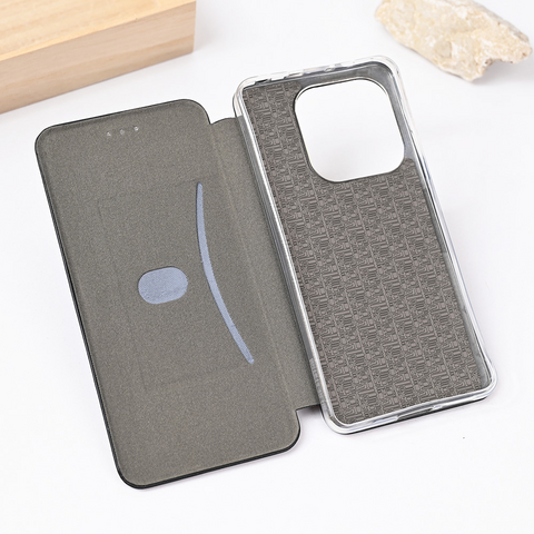 Zastitna maska (futrola) Teracell Flip Cover - Xiaomi Redmi Note 14 4G (SRB) crna.