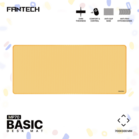 Podloga - mis Fantech MP70 Deskmat zuti.