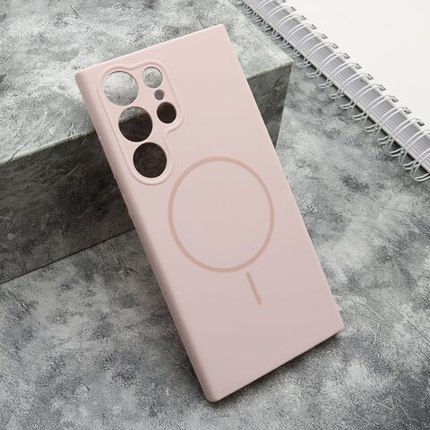 Zastitna maska (futrola) FLEX MagSafe - Samsung S928 Galaxy S24 Ultra 5G roze (MS).