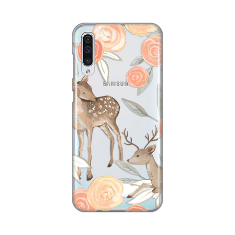 Zastitna ultra tanka (skin) maska / futrola PRINT - Samsung A307F/A505F/A507F Galaxy A30s/A50/A50s Flower Deer.