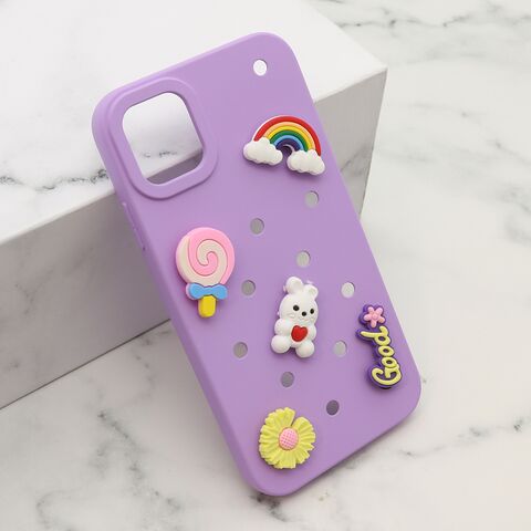 Zastitna maska (futrola) TOY - iPhone 11 (6.1) ljubicasta (MS).