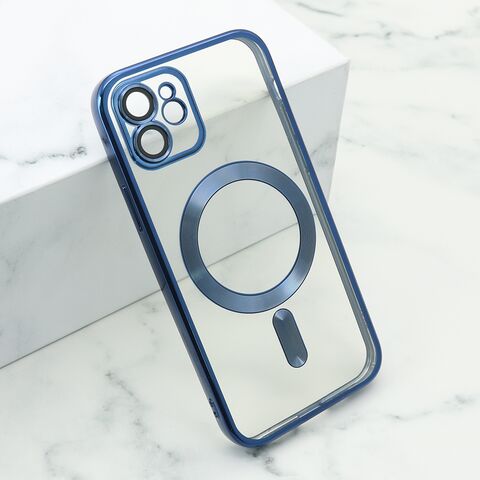 Zastitna maska (futrola) CAMERA PROTECT MagSafe - iPhone 12 plava (MS).