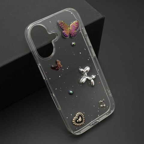 Zastitna maska (futrola) STICKER - iPhone 16 (6.1) DZ04 (MS).