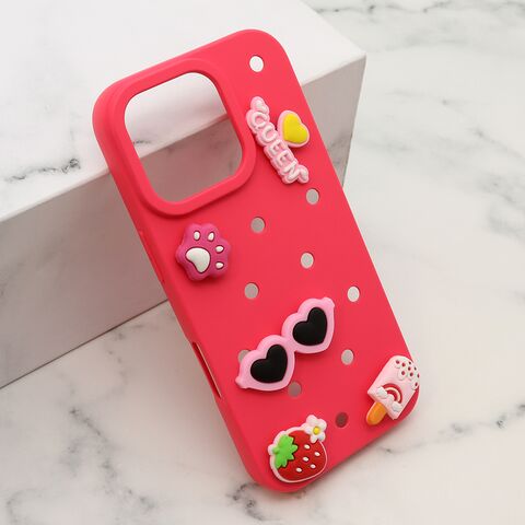 Zastitna maska (futrola) TOY - iPhone 16 Pro (6.3) pink (MS).