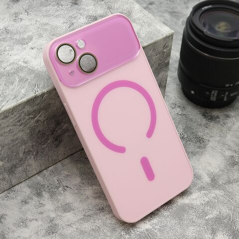 Zastitna maska (futrola) PASTELPOP MagSafe - iPhone 13 (6.1) roze (MS).