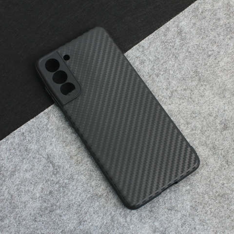 Zastitna maska (futrola) Carbon fiber - Samsung G991 Galaxy S21 crna.