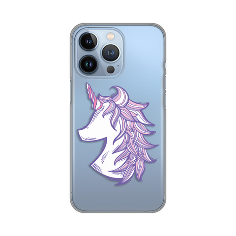 Zastitna ultra tanka (skin) maska / futrola PRINT - iPhone 13 Pro Purple Unicorn.