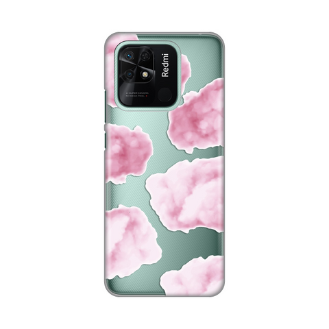 Zastitna ultra tanka (skin) maska / futrola PRINT - Xiaomi Redmi 10C Pink Clouds.
