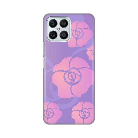 Zastitna silikonska maska (futrola) PRINT - Huawei Honor X8 Blossom.