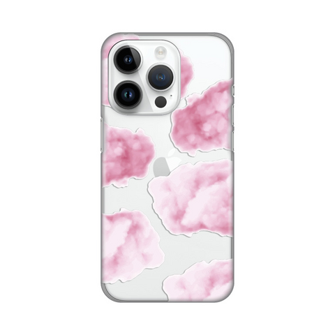 Zastitna ultra tanka (skin) maska / futrola PRINT - iPhone 14 Pro Pink Clouds.