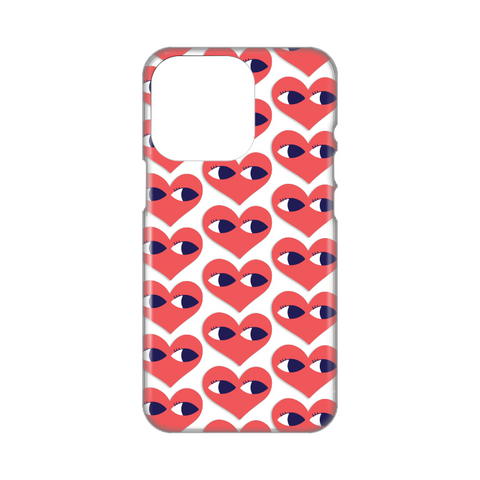 Zastitna ultra tanka (skin) maska / futrola PRINT - iPhone 14 Pro Eye Heart Pattern.