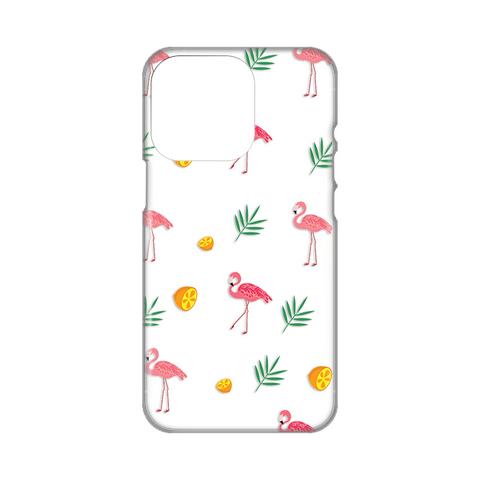 Zastitna ultra tanka (skin) maska / futrola PRINT - iPhone 14 Pro Flamingos.
