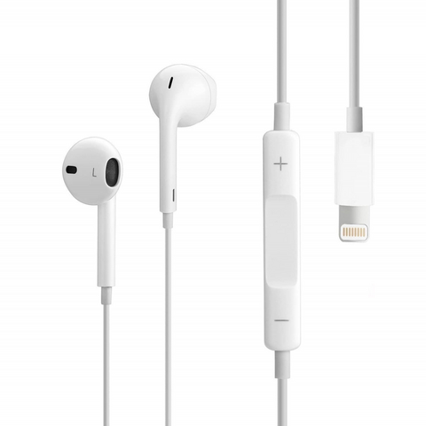 Slusalice sa adapterom - punjenje JH 201 za iPhone lightning bele.