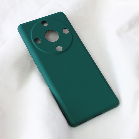 Zastitna maska (futrola) Teracell Soft Velvet - Huawei Honor Magic 5 Lite tamno zelena.