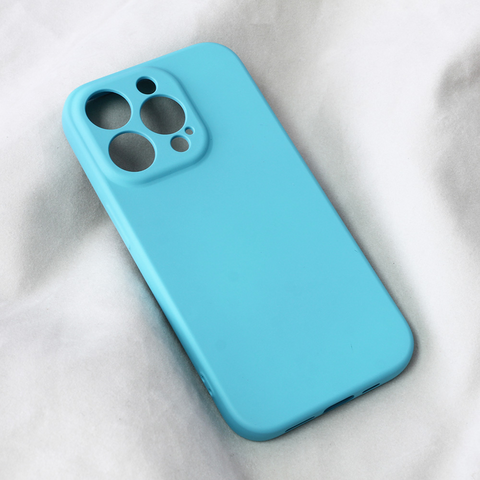 Zastitna maska (futrola) Teracell Soft Velvet - iPhone 14 Pro mint.