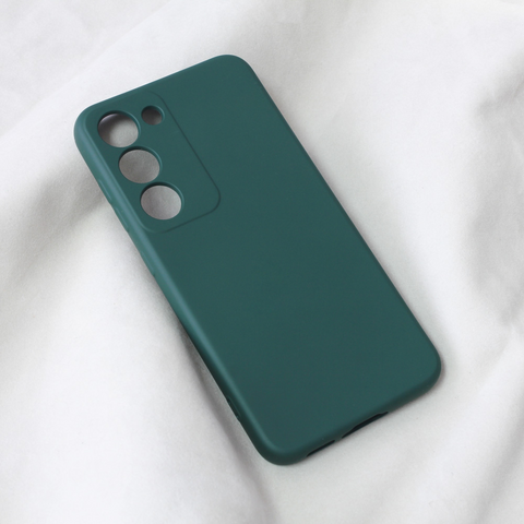 Zastitna maska (futrola) Teracell Soft Velvet - Samsung S911B Galaxy S23 tamno zelena.