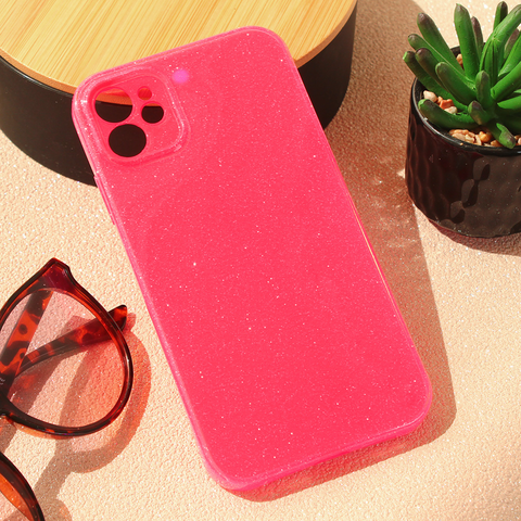 Zastitna maska (futrola) Sparkle Dust - iPhone 11 6.1 pink.