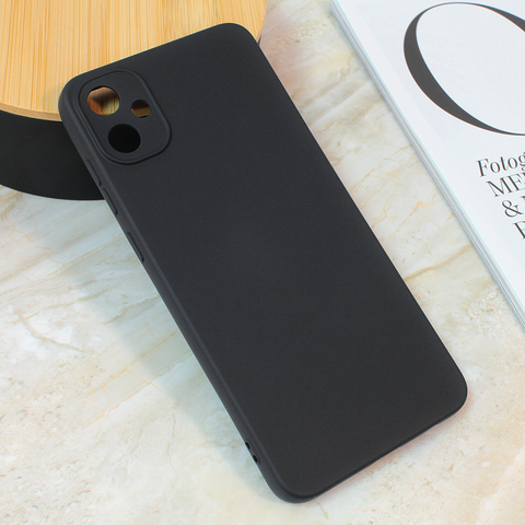 Zastitna maska (futrola) Teracell Giulietta - Samsung A055 Galaxy A05 mat crna.