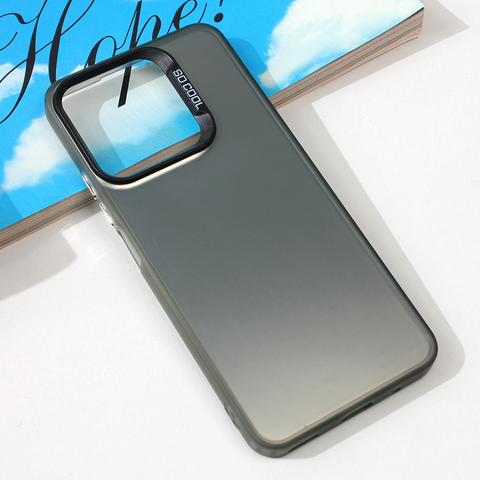 Zastitna maska (futrola) providna - Huawei Honor X8a crna.