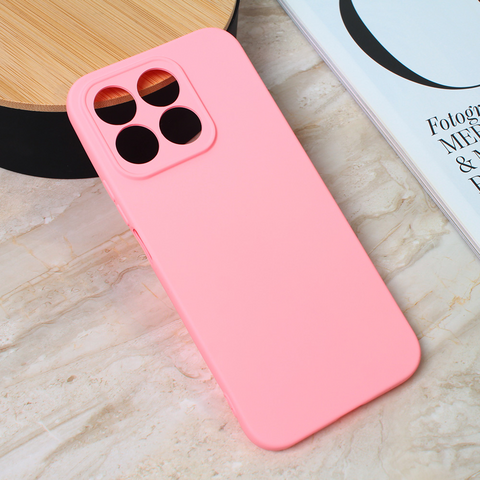 Zastitna maska (futrola) Teracell Giulietta - Huawei Honor X8b mat roze.