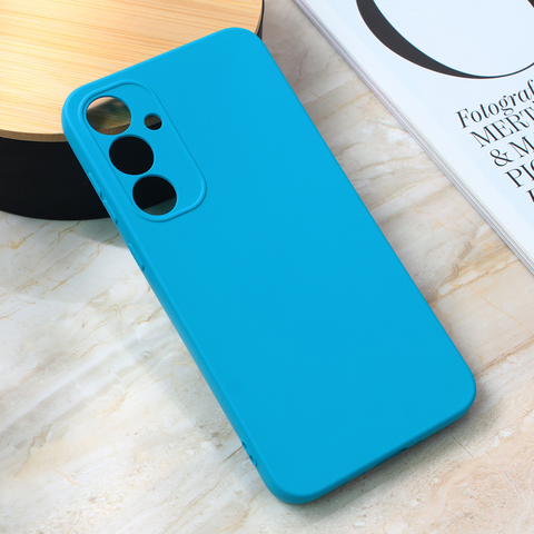 Zastitna maska (futrola) Teracell Giulietta - Samsung A356 Galaxy A35 5G 5G mat svetlo plava.