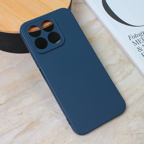 Zastitna maska (futrola) Teracell Giulietta - Huawei Honor X8b mat tamno plava.