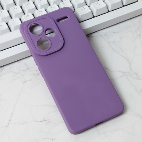 Zastitna maska (futrola) Silikon Pro Camera - Xiaomi Redmi Note 13 Pro Plus (EU) ljubicasta.