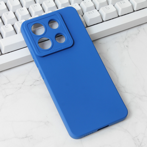 Zastitna maska (futrola) Silikon Pro Camera - Xiaomi Redmi Note 13 Pro 5G (EU) tamno plava.