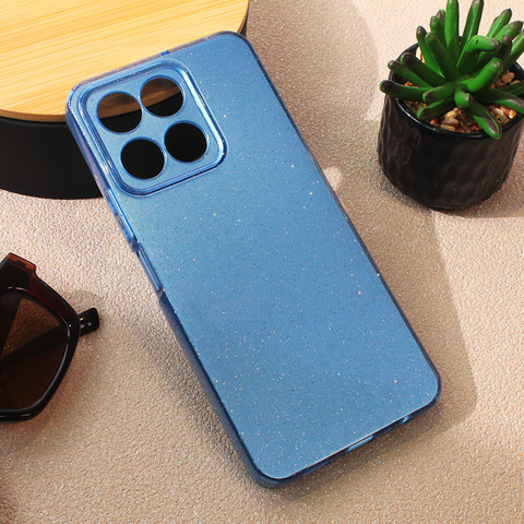 Zastitna maska (futrola) Sparkle Dust - Huawei Honor X6a plava.