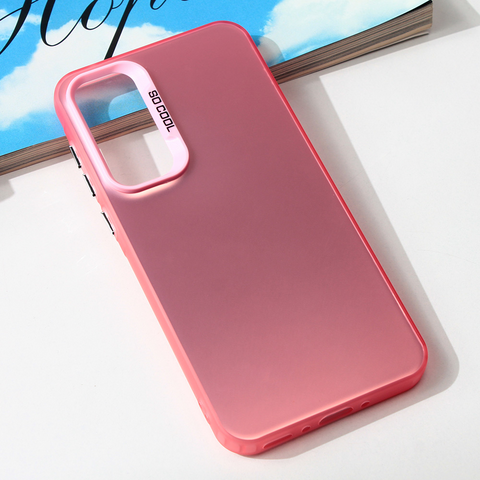 Zastitna maska (futrola) providna - Samsung A356 Galaxy A35 5G 5G roza.