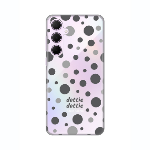 Zastitna ultra tanka (skin) maska / futrola PRINT - Samsung A356 Galaxy A35 5G 5G Dottie Dottie Gray.