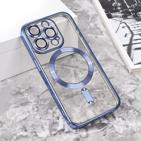 Zastitna maska (futrola) Magsafe Lux - iPhone 15 Pro 6.1 svetlo plava.