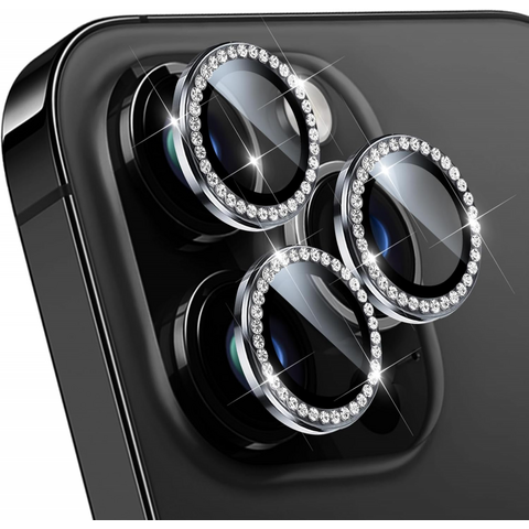 Zastita - kameru Diamond za iPhone 16 Pro crna.