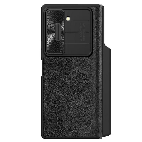Zastitna maska (futrola) Nillkin Qin Pro Leather - Samsung F956B Galaxy Z Fold 6 crna.
