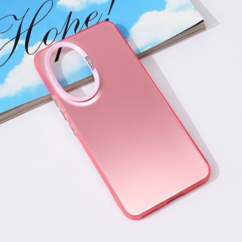 Zastitna maska (futrola) providna - Huawei Honor 200 roza.