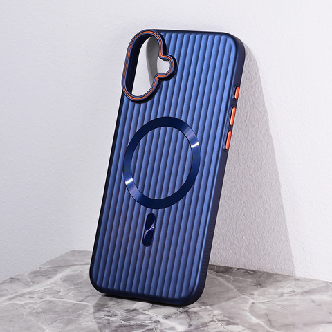 Zastitna maska (futrola) Magsafe Stripe - iPhone 16 Plus 6.7 plava.