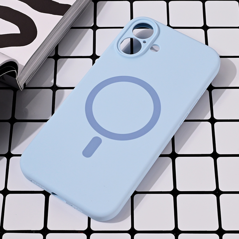 Zastitna maska (futrola) Magsafe Pure color - iPhone 16 Plus 6.7 svetlo plava.
