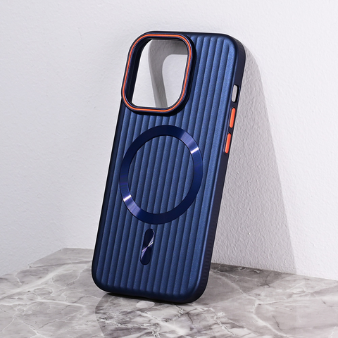 Zastitna maska (futrola) Magsafe Stripe - iPhone 14 Pro plava.