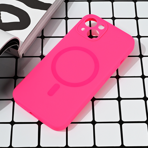 Zastitna maska (futrola) Magsafe Pure color - iPhone 13 pink.