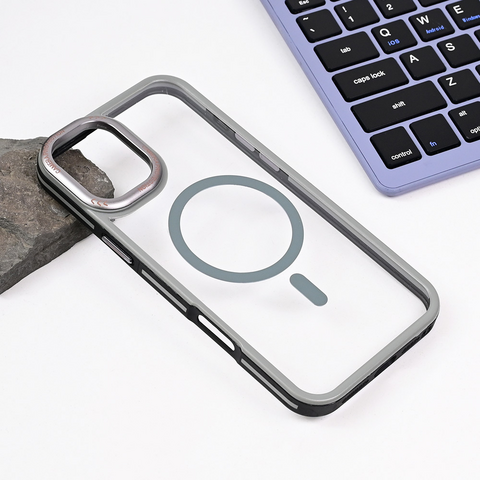 Zastitna maska (futrola) Magsafe Trendy - iPhone 16 Plus 6.7 siva.